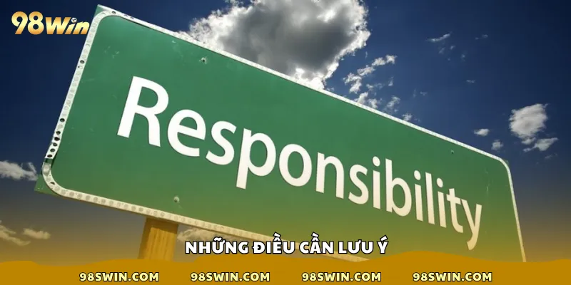 Những điều cần lưu ý